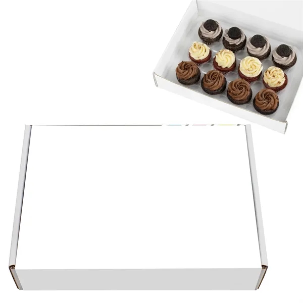 Signature Bite-Size Chocolate Lover's Cupcake Collection includes 12 cupcakes, each crafted... from ASI 71685 Midnite Snax®