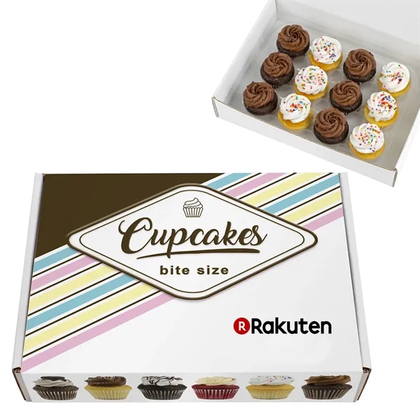 Signature Bite-Size Black & White Collection includes 12 cupcakes, each crafted... from ASI 71685 Midnite Snax®