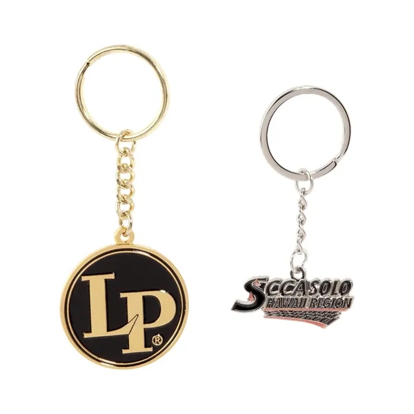 1 1/2" soft enamel and bronze keychains with split ring.... from ASI 62088 IDProductsource