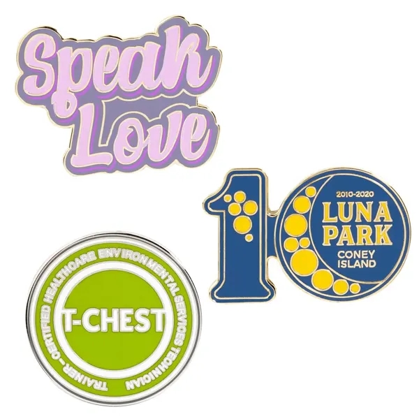 1.50"die-struck hard enamel lapel pins.... from ASI 62088 IDProductsource