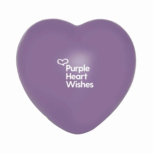 2.16" x 2.63" x 2.75" heart-shaped squeezable stress reliever.... from ASI 63549 Jornik Manufacturing Corp / Jornik