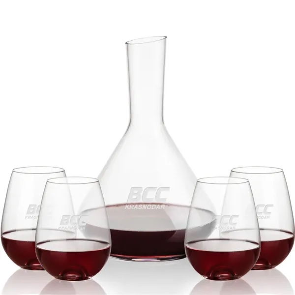 The Terrassa Carafe & 2 Edderton Wine Set is a stellar... from ASI 84592 St Regis Group