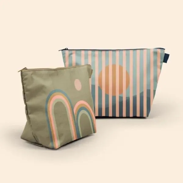 With a wide, zippered closure & a sizeable gusset, this pouch... from ASI 74710 Numo