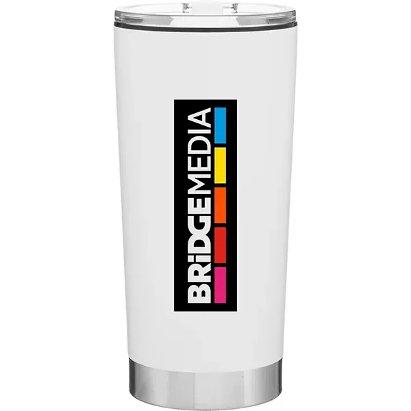 20 oz 90% post-consumer recycled stainless steel tumbler with recycled PP... from ASI 51197 ETS Express, LLC