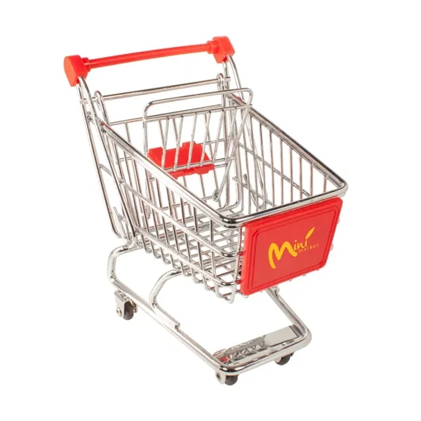 Miniature shopping cart fun desktop catchall.... from ASI 31517 Admart Products / Admart Line
