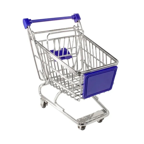 Miniature shopping cart fun desktop catchall.... from ASI 31517 Admart Products / Admart Line