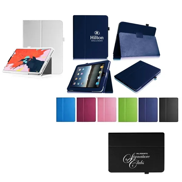 This iPad Pro 10.5" Leatherette Stand Case comes in various colors.... from ASI 79909 Promotek / Promotek™