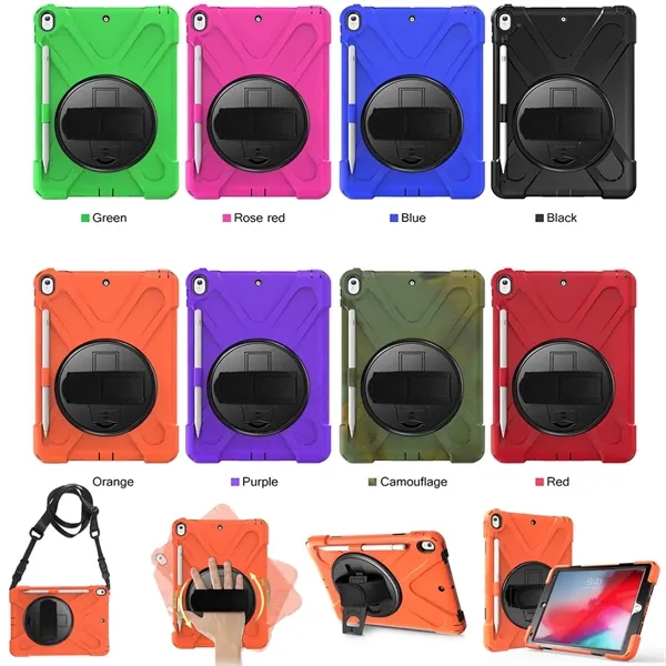 This iPad Pro 10.5" Rotating Case with Hand Strap comes in... from ASI 79909 Promotek / Promotek™