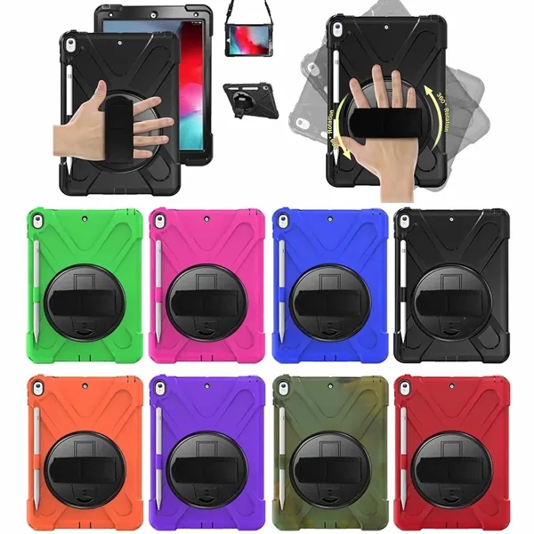 This iPad Pro 10.5" Rotating Case with Hand Strap comes in... from ASI 79909 Promotek / Promotek™