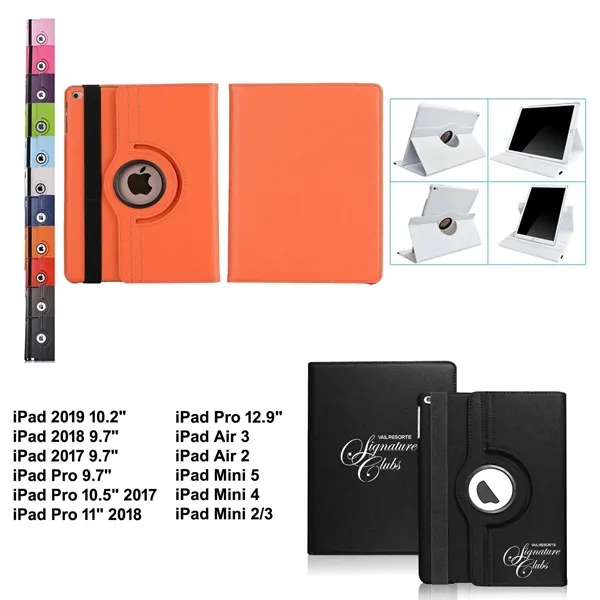 This iPad Pro 10.5" Rotate Leatherette Case comes in various colors.... from ASI 79909 Promotek / Promotek™