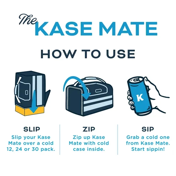 3-layer insulating system,Kase Mate can keep drinks cool up to 7... from ASI 72657 Active Life Promo / Active Life