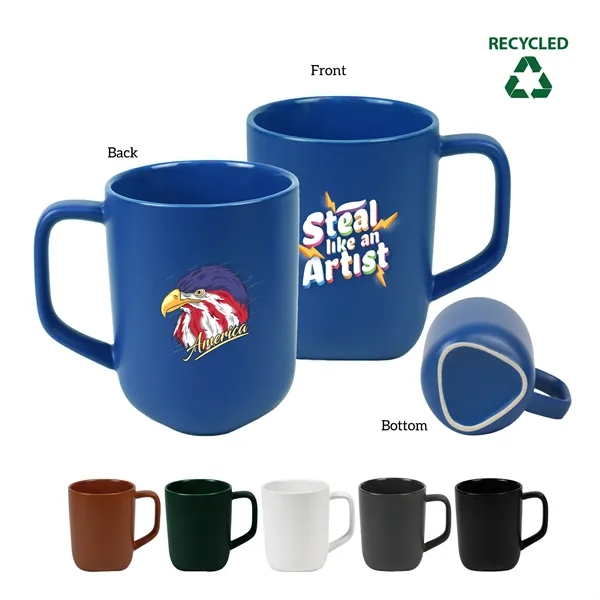 18 oz. Coffee Triangle Bottom Ceramic Mug w/ Gift Box... from ASI 41511 Brainchild USA Inc / BrainChild Gift Club