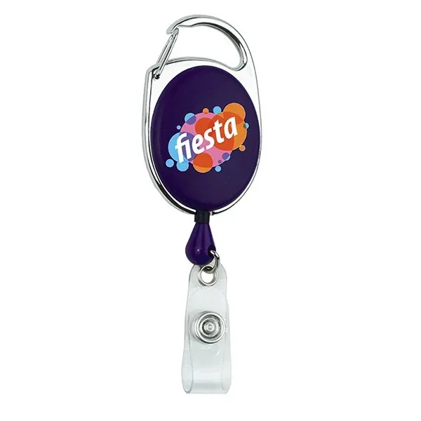 30" retractable, carabiner-style badge reel made from ABS plastic.... from ASI 62660 Innovation Line