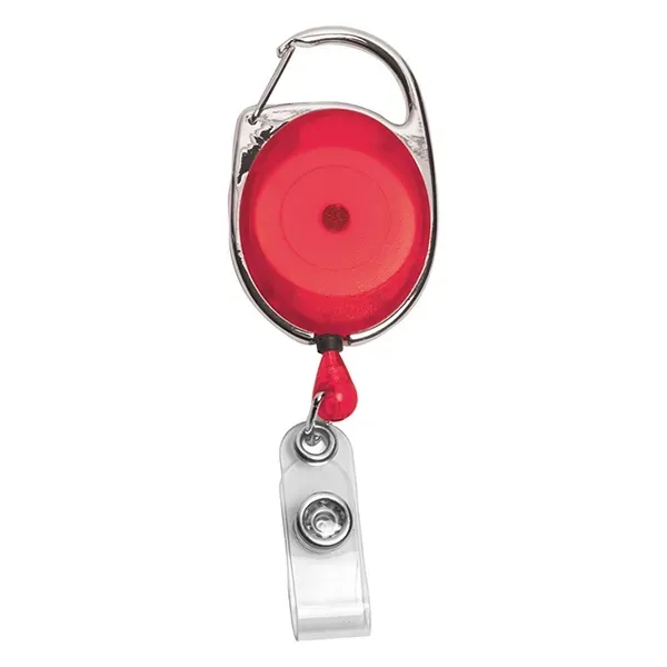 30" retractable, carabiner-style badge reel made from ABS plastic.... from ASI 62660 Innovation Line