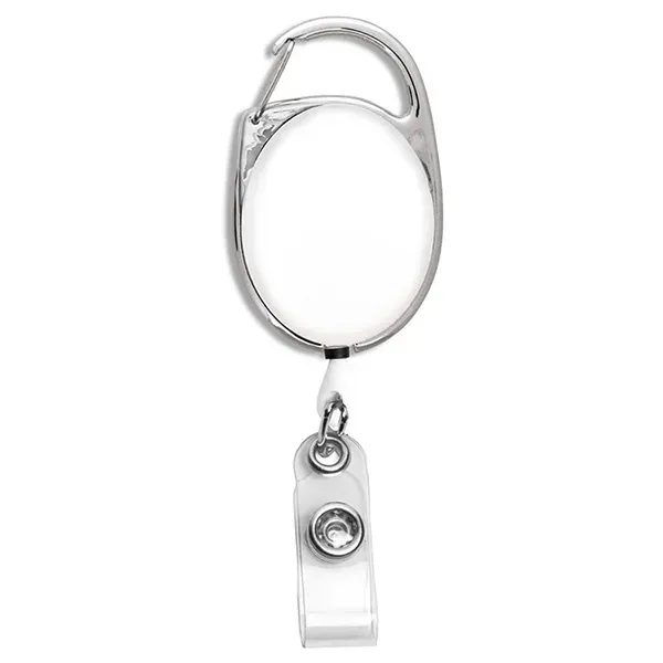 30" retractable, carabiner-style badge reel made from ABS plastic.... from ASI 62660 Innovation Line