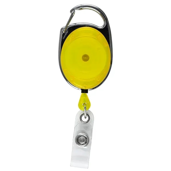 30" retractable, carabiner-style badge reel made from ABS plastic.... from ASI 62660 Innovation Line