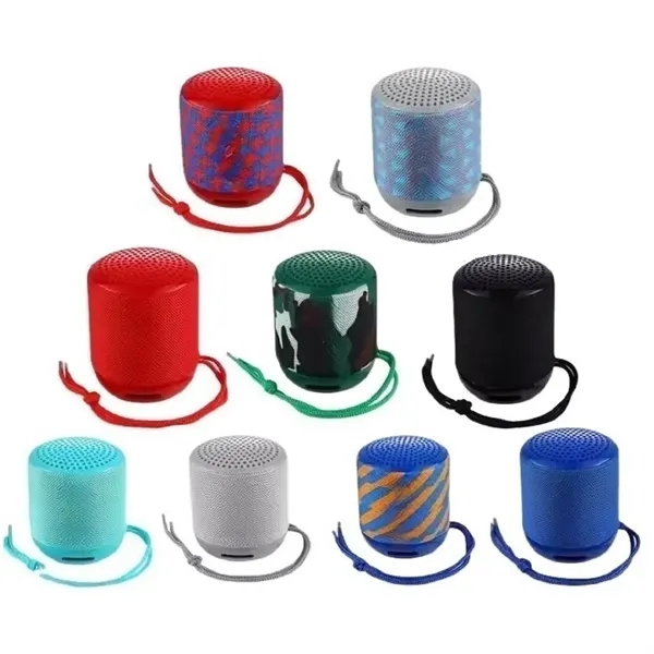 Mini waterproof wireless Bluetooth speaker plus full color sticker on 1... from ASI 37218 Athena Promo (tm)