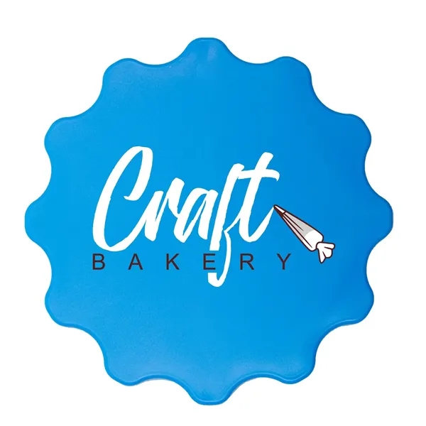 Cookie cutter with large imprint area and cuts cookie into 4... from ASI 54040 Fey Promo