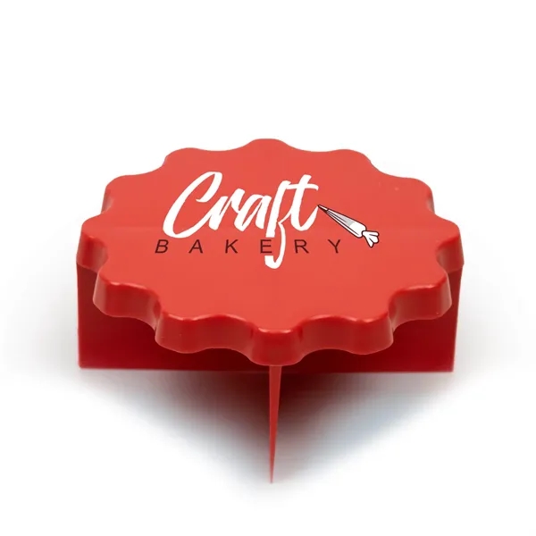 Cookie cutter with large imprint area and cuts cookie into 4... from ASI 54040 Fey Promo