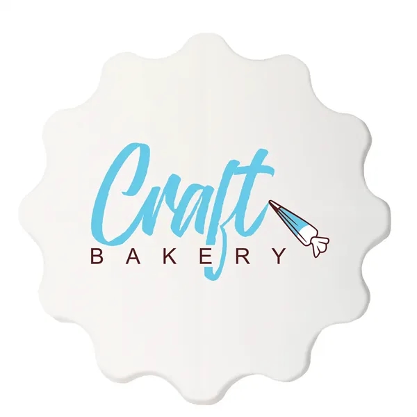 Cookie cutter with large imprint area and cuts cookie into 4... from ASI 54040 Fey Promo