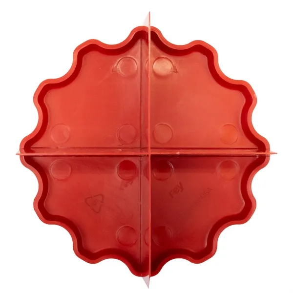 Cookie cutter with large imprint area and cuts cookie into 4... from ASI 54040 Fey Promo