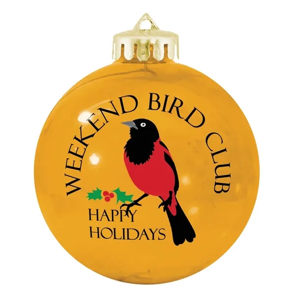 Round Glossy Finish Shatterproof Ornament.... from ASI 77280 Pepco Poms