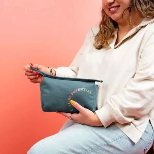 A rectangular pouch with a zipper closure and a handy little... from ASI 74710 Numo