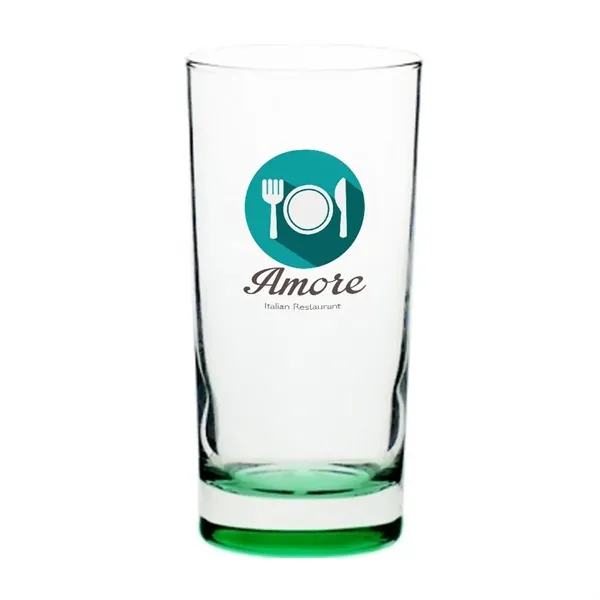 Clear 12.5 oz tall beverage glass with smooth rim and slightly... from ASI 39552 BEL Promo