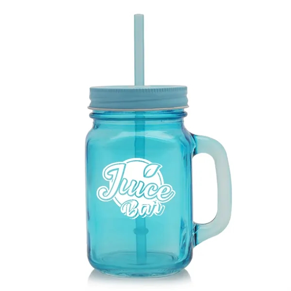 15 oz Colored Glass Mason Jar... from ASI 39552 BEL Promo