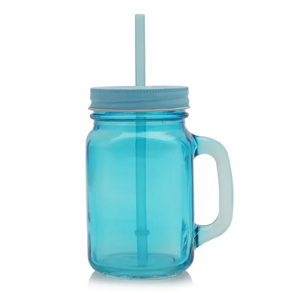 15 oz Colored Glass Mason Jar... from ASI 39552 BEL Promo