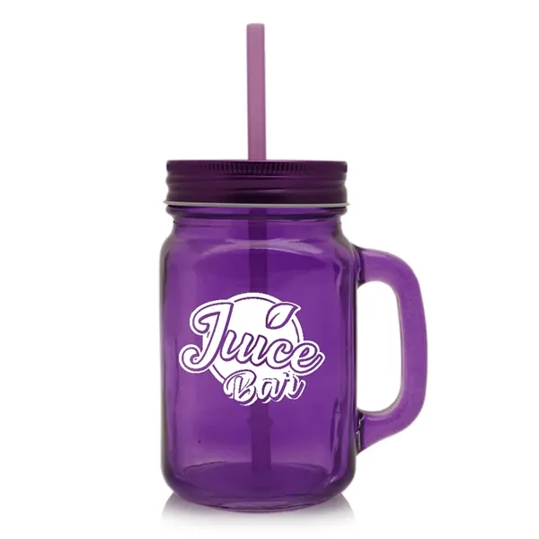 15 oz Colored Glass Mason Jar... from ASI 39552 BEL Promo