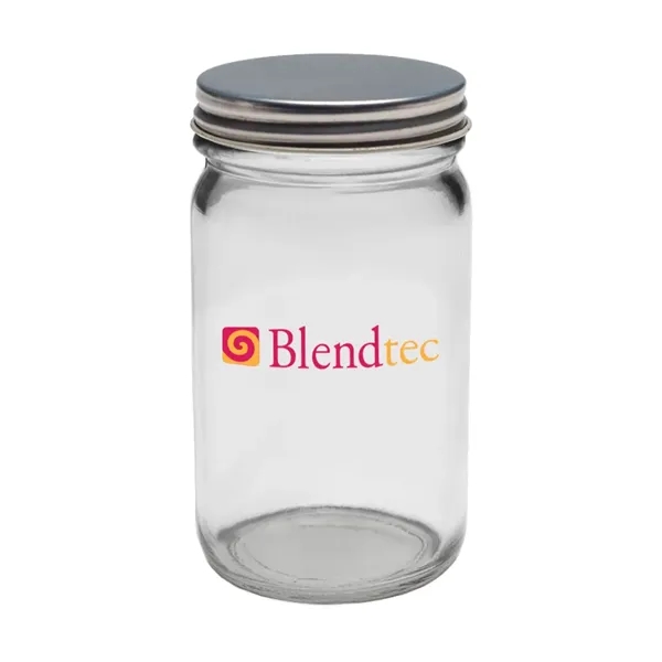 8 oz. mini Mason jar with lid and colored bottom, made... from ASI 39552 BEL Promo