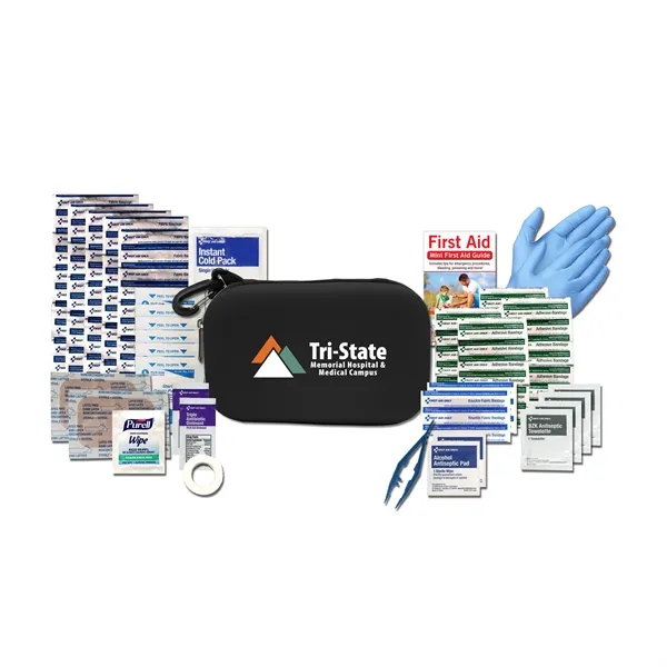 First aid kit with a zippered case, bandages, gauze pads, ice... from ASI 84514 Safety Made