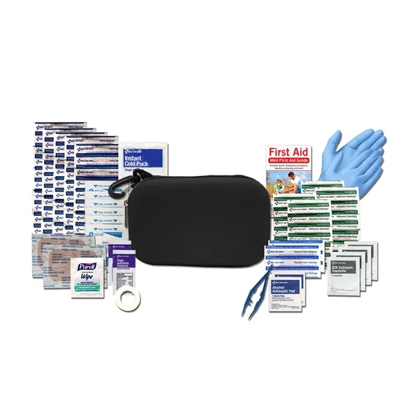First aid kit with a zippered case, bandages, gauze pads, ice... from ASI 84514 Safety Made