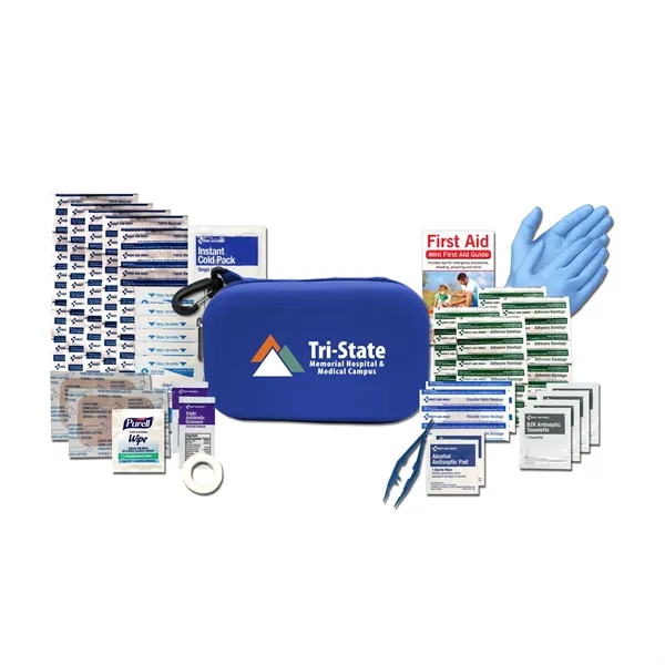 First aid kit with a zippered case, bandages, gauze pads, ice... from ASI 84514 Safety Made