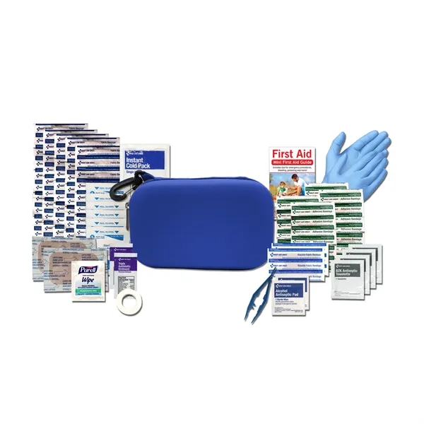 First aid kit with a zippered case, bandages, gauze pads, ice... from ASI 84514 Safety Made