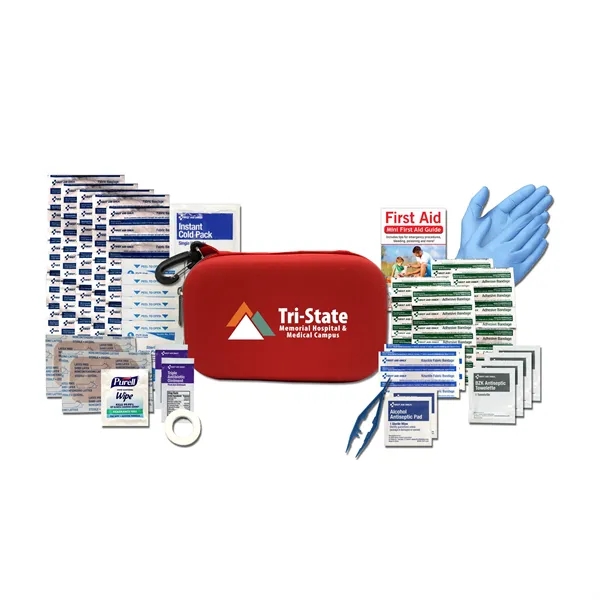 First aid kit with a zippered case, bandages, gauze pads, ice... from ASI 84514 Safety Made