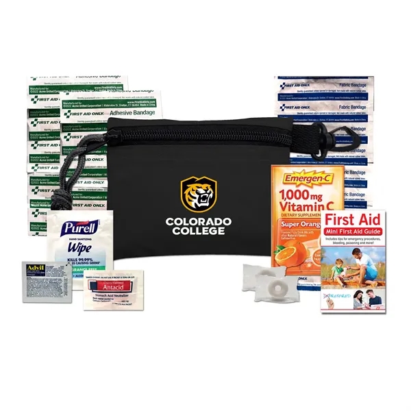 Active Rx event kit with a carabiner and quality branded contents... from ASI 80882 Ready 4 Kits / Ready 4 Kits