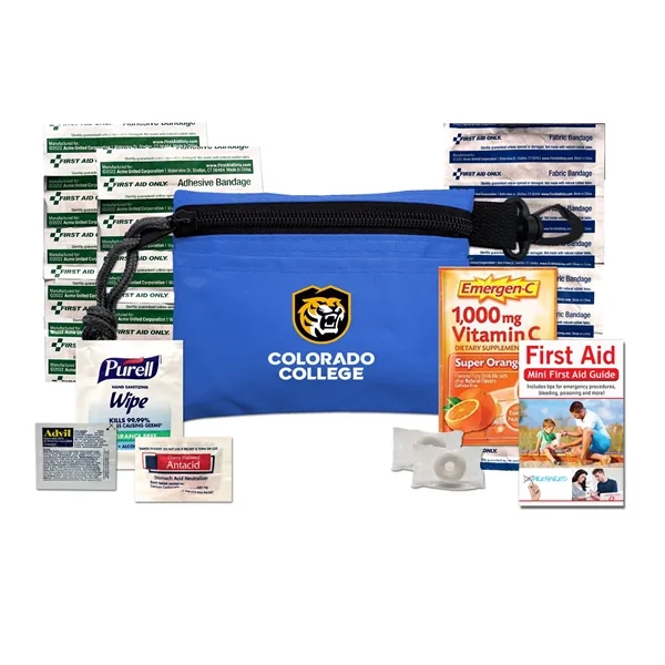 Active Rx event kit with a carabiner and quality branded contents... from ASI 80882 Ready 4 Kits / Ready 4 Kits