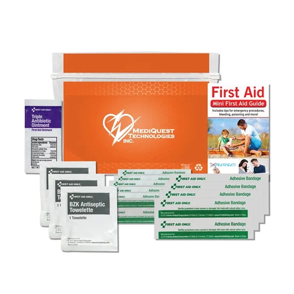 Basic first aid kit with everything needed for cuts and scrapes.... from ASI 80882 Ready 4 Kits / Ready 4 Kits