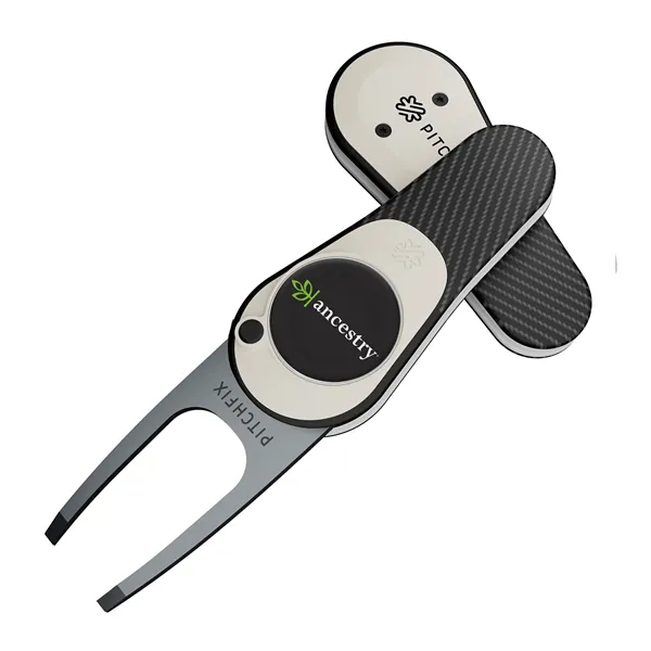 Divot repair tool with removable ball marker and poly dome imprint.... from ASI 52263 EMT