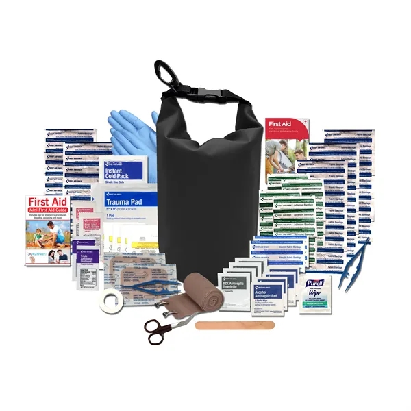 Gold first aid kit in two different versions with bandages, scissors,... from ASI 80882 Ready 4 Kits / Ready 4 Kits