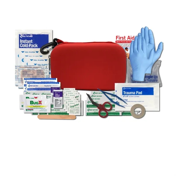 Compact first aid kit with quality supplies and car essentials.... from ASI 80882 Ready 4 Kits / Ready 4 Kits