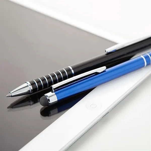 Twist Action ballpoint pen with stylus tip.... from ASI 31517 Admart Products / Admart Line