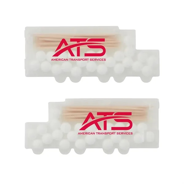 1/4" x 4" x 2 3/8" tractor trailer-shaped box with 30... from ASI 63549 Jornik Manufacturing Corp / Jornik