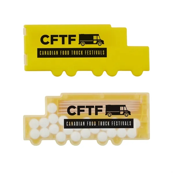 1/4" x 4" x 2 3/8" tractor trailer-shaped box with 30... from ASI 63549 Jornik Manufacturing Corp / Jornik