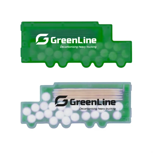 1/4" x 4" x 2 3/8" tractor trailer-shaped box with 30... from ASI 63549 Jornik Manufacturing Corp / Jornik