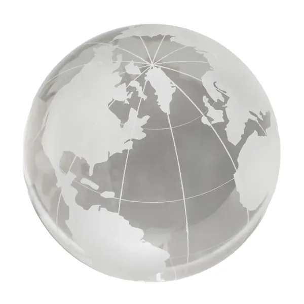 Crystal globe paperweight.... from ASI 34415 Alpi International LTD