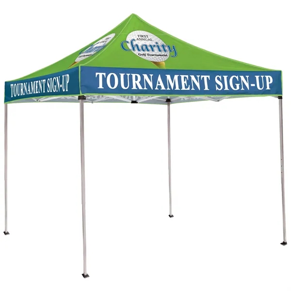 Custom Full Color Digital 10' Square Canopy Tent... from ASI 80228 Quinn