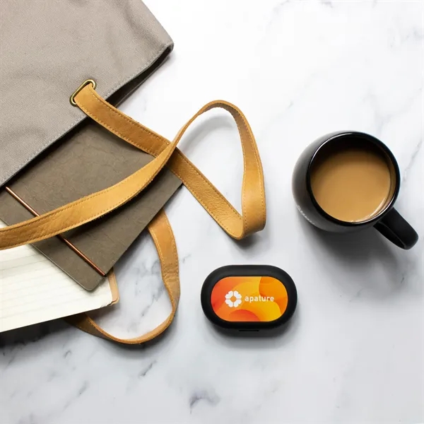 Comfortable and secure waterproof earbud design. Custom, protective case stores and... from ASI 61966 HPG / OrigAudio